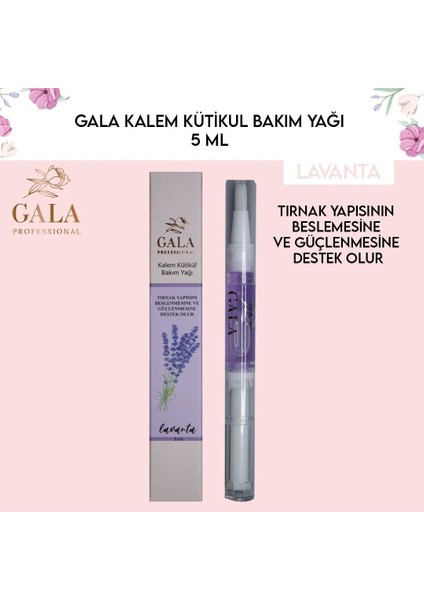 Gala Tırnak Bakım Yağı 5 Ml - Lavanta