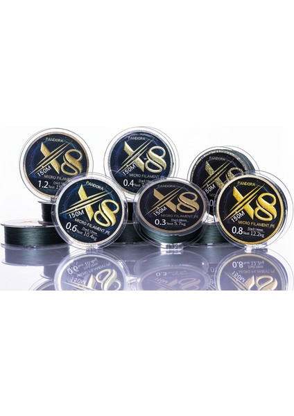 150 Metre X8 Ip Misina 0,16 - Yeşil