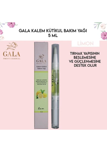 Gala Tırnak Bakım Yağı 5 Ml - Limon