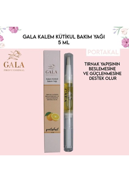 Gala Tırnak Bakım Yağı 5 Ml - Portakal