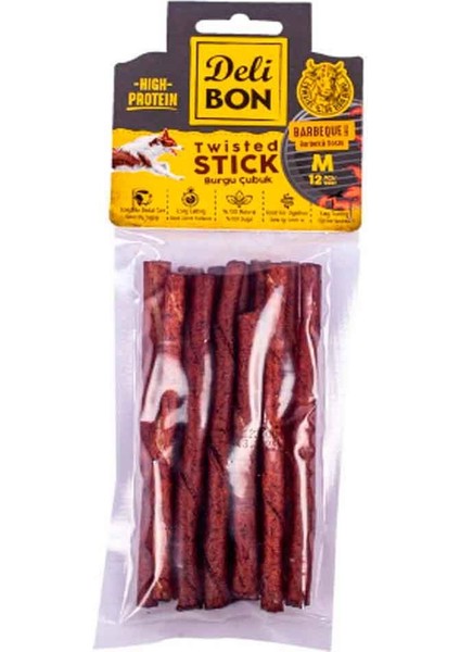 Burgu Çubuk Barbekü Soslu 12 Li Paket Kalın