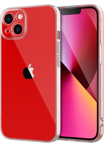 Apple Iphone Kamera Korumalı Şeffaf Silikon Kılıf