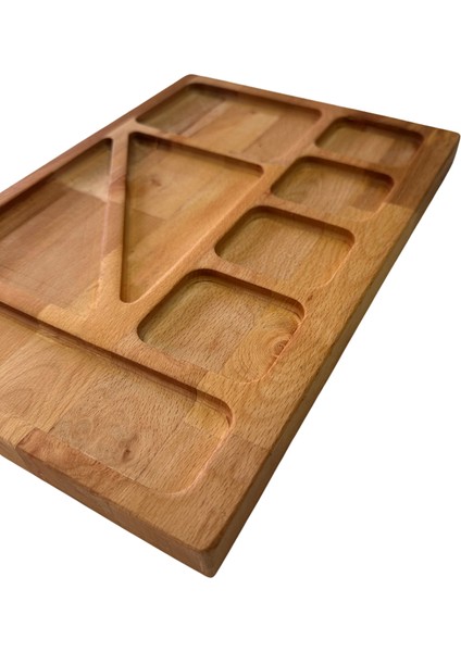 Ahşap Büyük Boy Kahvaltı Ve Sunum Tabağı fırsatları