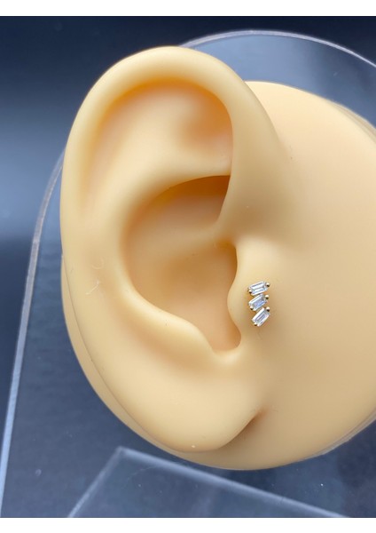 Altınkesesi Altın Üçlü Baget Tragus Piercing