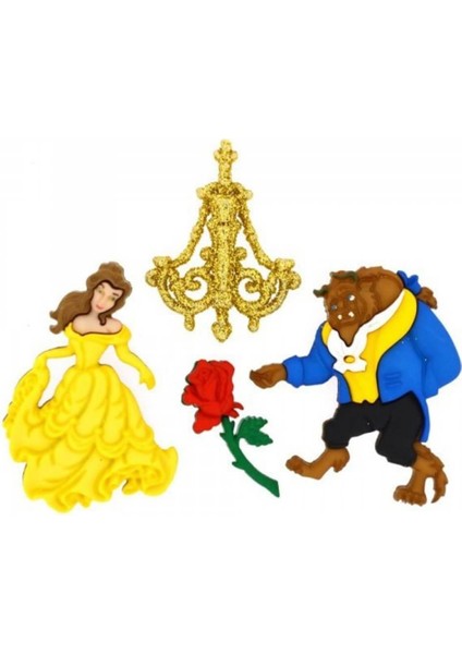 Dekoratif Oyuncak Figürlü Düğme 7724 | Disney Özel Seri
