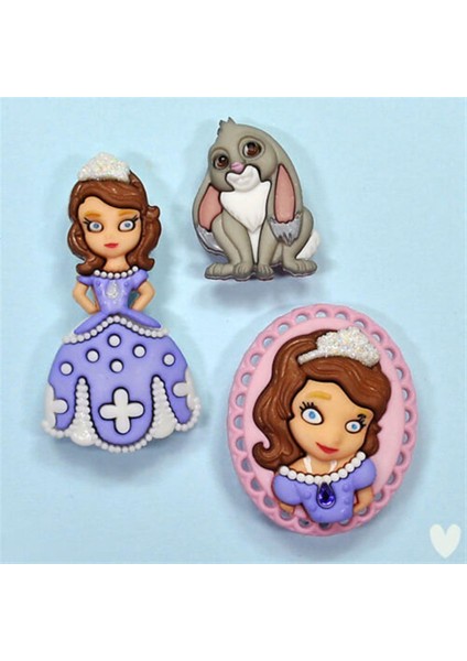 Dekoratif Oyuncak Figürlü Düğme 7736 | Disney Özel Seri