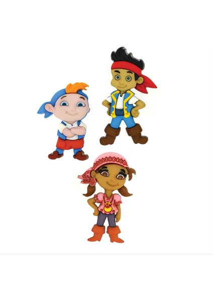 Dekoratif Oyuncak Figürlü Düğme 7733 | Disney Özel Seri