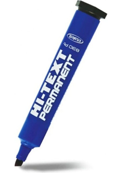 Hi-Text 12 Adet 830PC Kesik Uç Permanent Kalem Koli Kalemi Mavi fırsatları