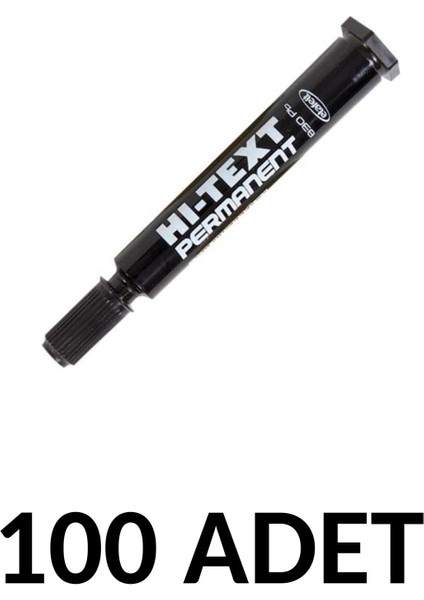 Hi-Text 100 Adet 830PB Yuvarlak Uç Permanent Kalem Koli Kalemi