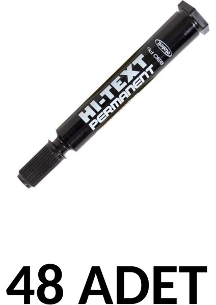 Hi-Text 48 Adet 830PB Yuvarlak Uç Permanent Kalem Koli Kalemi