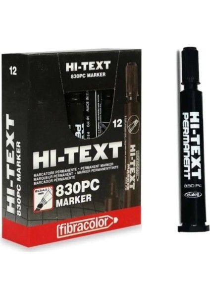 Hi-Text 360 Adet 830PC Kesik Uç Permanent Kalem Koli Kalemi Siyah fırsatları