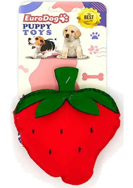 Puppy Pet Toys Çilek Şeklinde Köpek Oyuncağı