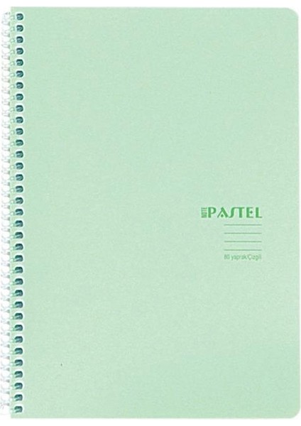 30 Adet A4 Pastel Show Spiralli 72 Yaprak Çizgili Defter