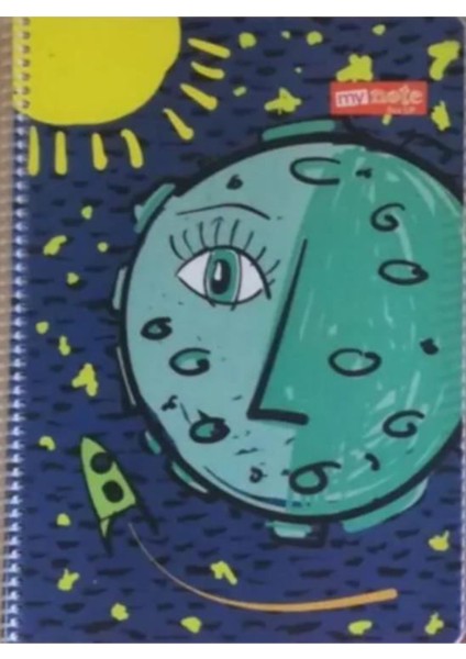 10 Adet Flex Up Spiralli 80 Yaprak Çizgili Defter