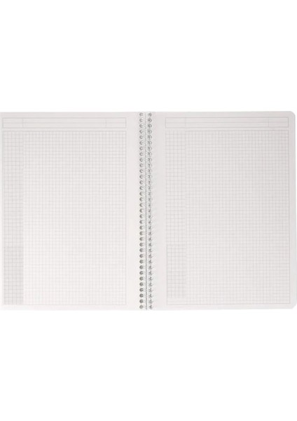 12 Adet (6 Kareli-6 Çizgili) A4 Pastel Show Spiralli 72 Yaprak Defter modelleri