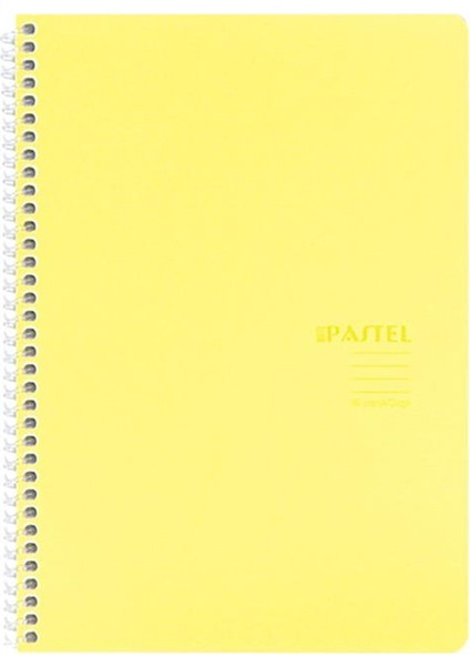 12 Adet (6 Kareli-6 Çizgili) A4 Pastel Show Spiralli 72 Yaprak Defter indirimleri