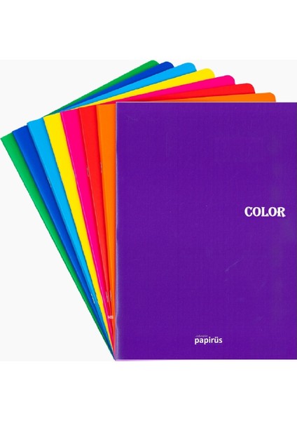 20 Adet A4 Colornote Tel Dikişli 80 Yaprak Kareli Defter