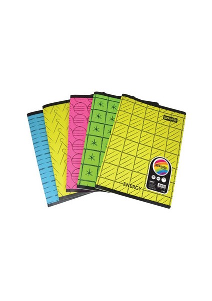A4 Mynote Text Neon Mavi 60 Yaprak Çizgili Defter