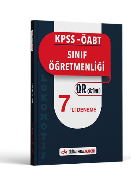 Dijital Hoca Akademi 2023 KPSS Öabt Sınıf Öğretmenliği Lokomotif Serisi Qr Çözümlü 7'li Deneme  Akademi