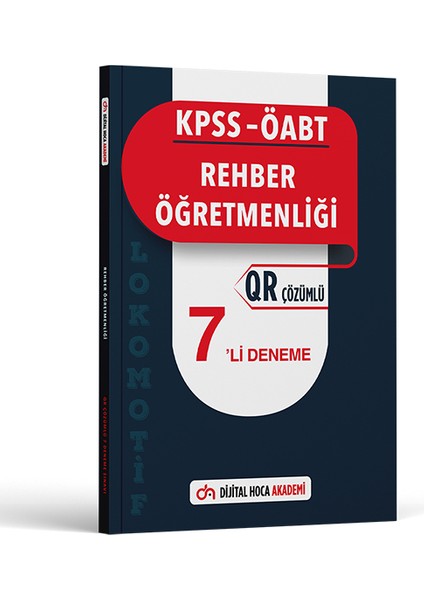 2023 KPSS Öabt Rehber Öğretmenliği Lokomotif Serisi Qr Çözümlü 7'li Deneme Akademi