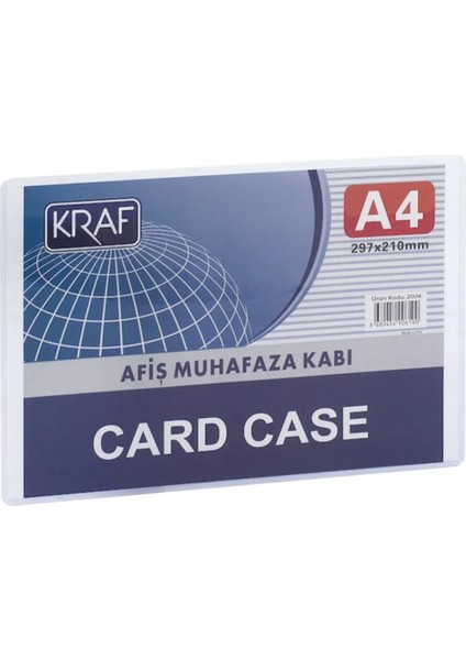 40 Adet Afiş Muhafaza Kabı A4 Card Case