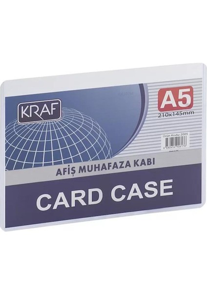 50 Adet Afiş Muhafaza Kabı A5 Card Case