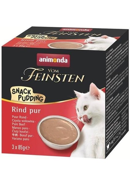 Biftekli Yetişkin Kedi Pudingi 85GR 3lü