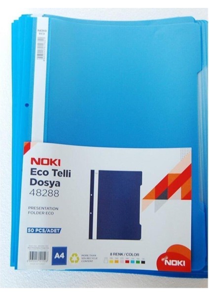 Eco Telli Dosya Mavi 100LÜ