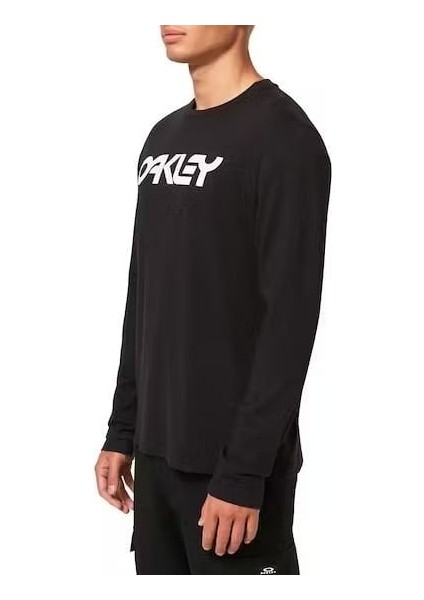 Mark Iı L/s Tee 2.0 Black/white L Erkek Outdoor T-Shirt