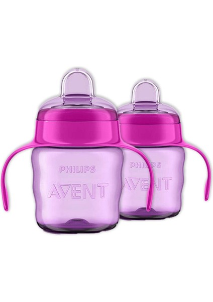 Eğitici Damlatmaz Bardak Kız 6m+ 200 ml x 2