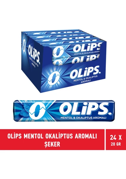 Mentol Okaliptus Aromalı Şeker 28 gr - 24 Adet