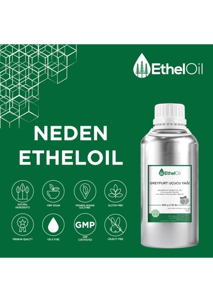 Greyfurt Uçucu Yağı - Etheloil - 500 gr - %100 Saf ve Doğal Uçucu Yağ - Üretici Firma ,yüksek Kalite – Grapefruit Essential Oil - Citrus Paradisi Macfad.