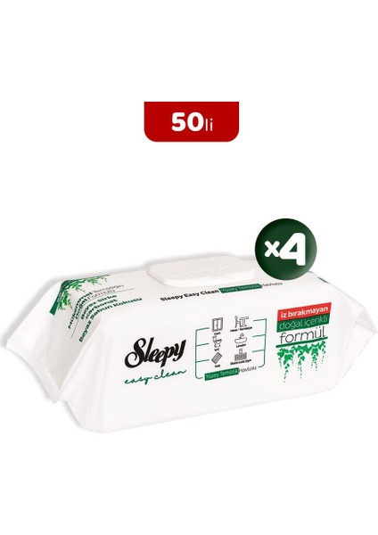 Easy Clean Yüzey Temizlik Havlusu 50'li x 4