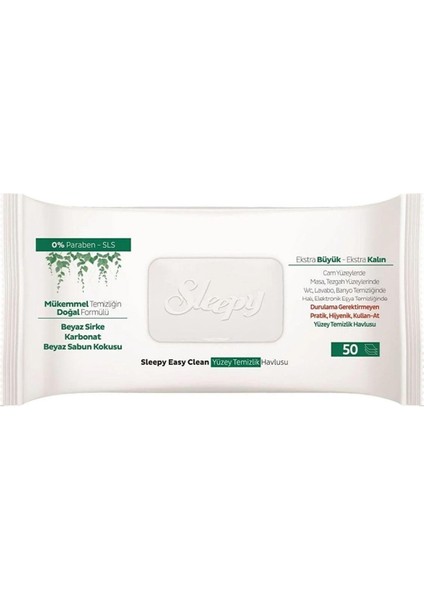 Easy Clean Yüzey Temizlik Havlusu 50'li x 2
