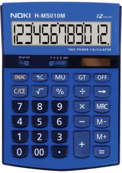 Hesap Makinesi 12 Hane Mavi H-MS010M