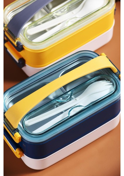 Bento Lunch Box Ofis-Okul Için Yeni Nesil Sefer Tası Taşınabilir Yemek Kutusu Çelik Ff462 fiyatları