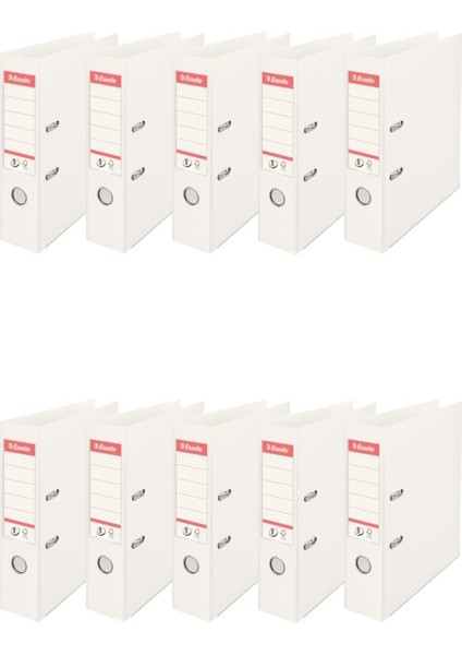 Geniş Plastik Klasör (9940) Beyaz 10 Lu Paket