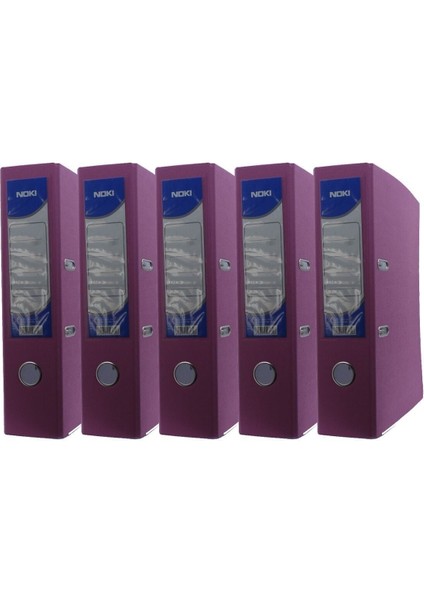 Geniş Plastik Klasör (56411-070) Pembe 5 Li Paket