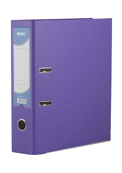 Geniş Çakmaklı Plastik Büro Klasörü 25 Adet Mor