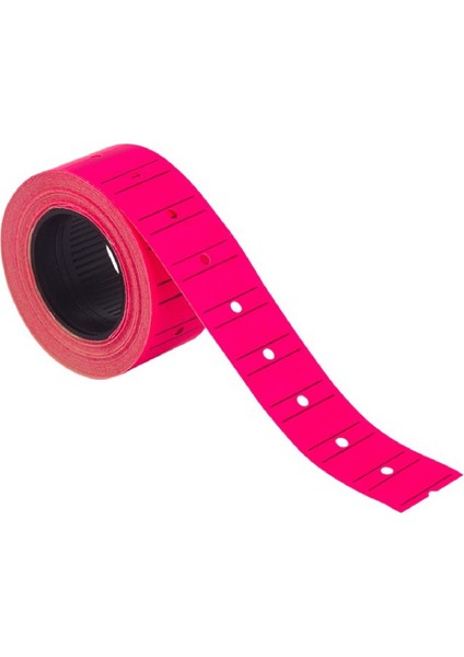 36 Adet 12X21 Motex Fosforlu Pembe Etiketi