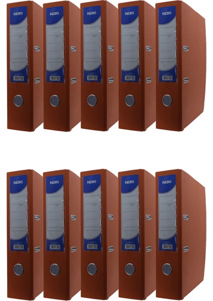 Geniş Plastik Klasör (56411-040) Turuncu 10 Lu Paket