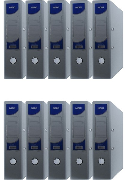 Geniş Plastik Klasör (56411-010) Beyaz 10 Lu Paket