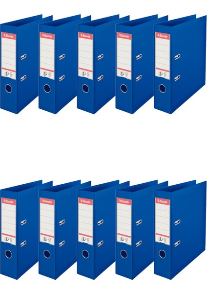Geniş Plastik Klasör (9940) Mavi 10 Lu Paket