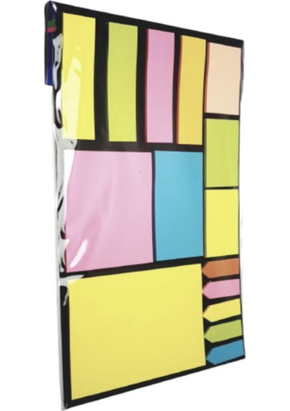 13 Parça Kırtasiye Seti ( Renkli Tükenmez Kalem + Post-It + Fosforlu Kalem + A4 Post-It Seti ) fırsatları