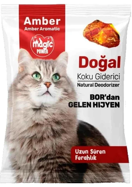 Magic Power Kedi Kumu Koku Giderici Amber 25 Gr