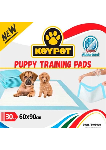 Key Pet Köpek Çiş Eğitim Pedi 30'lu 60 x 90 cm