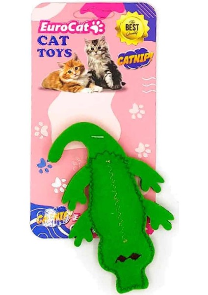 Toys Timsah Şeklinde Kedi Oyuncağı (Küçük)
