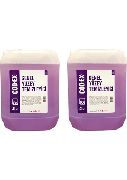 Genel Yüzey Temizleyici Lavanta 4L X 2 Adet
