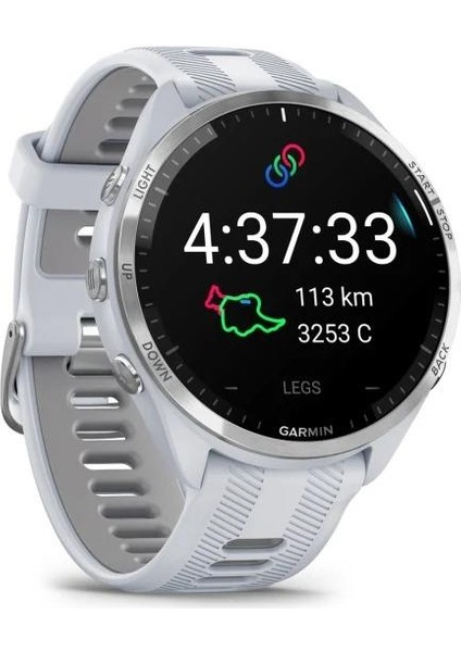 Forerunner 965 - Titanyum Beyaz Gri (Garmin Türkiye)