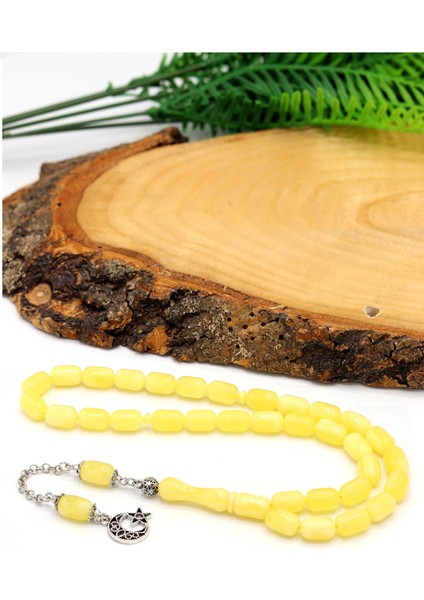 Sarı Kapsül Kesim Beyrut Damla Benzetmesi Toz Kehribar Tesbih 201022241